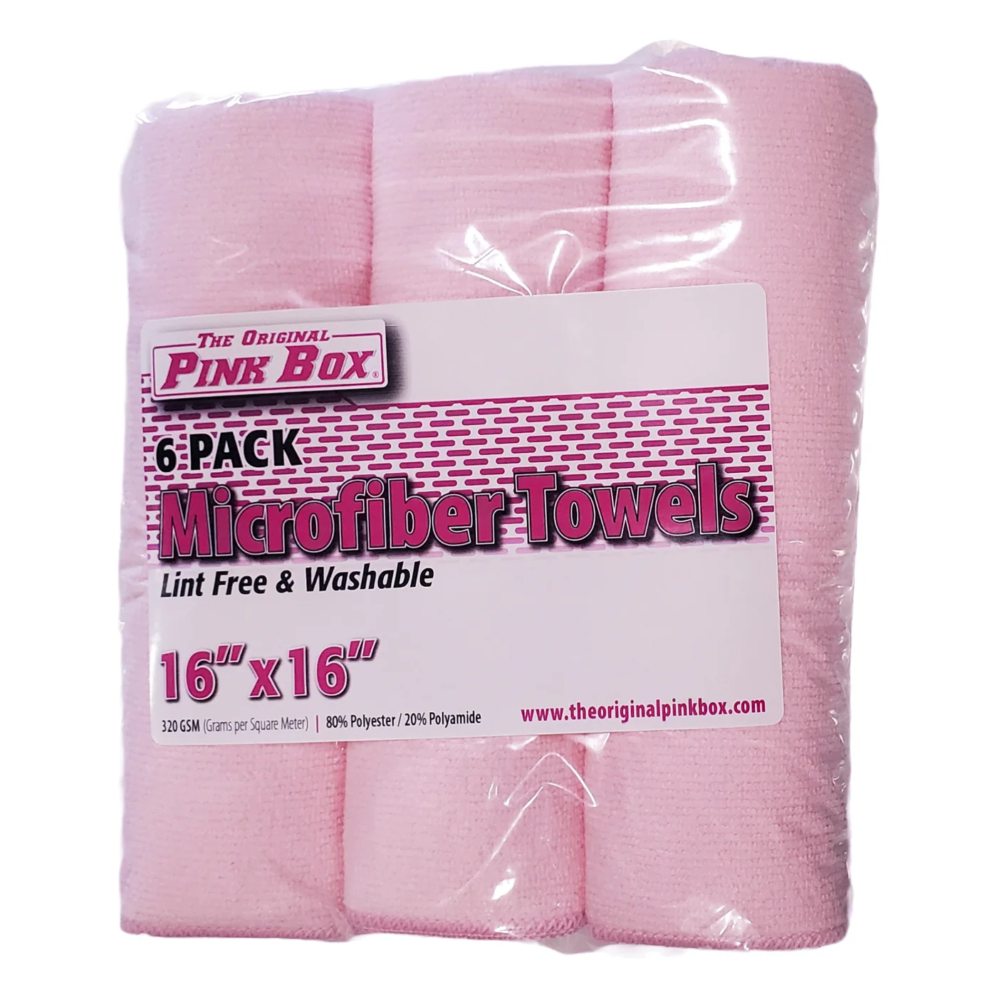 16-Inch x 16-Inch Microfiber Towels, 6-Pack - Image 5