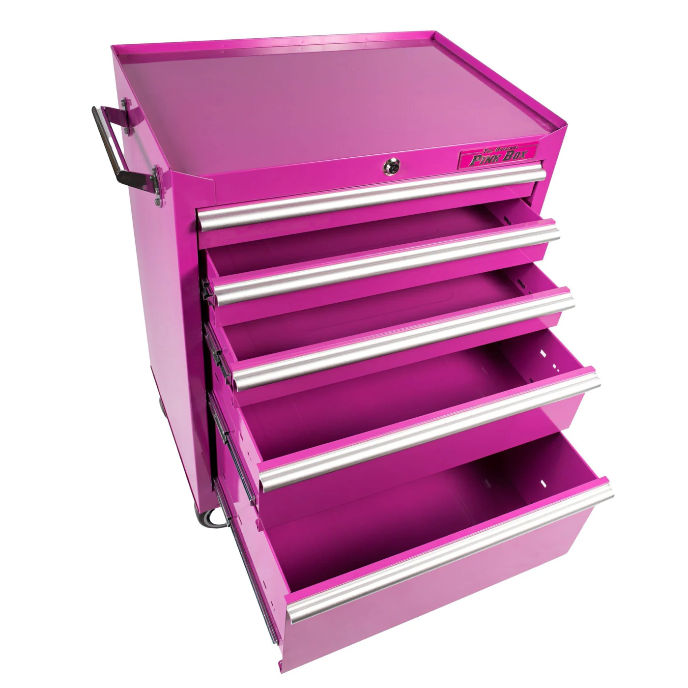 26-Inch 5-Drawer Rolling Cabinet - Image 3