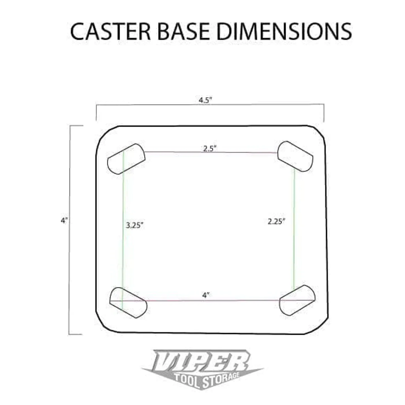 5-Inch Casters, Set of 2 - Image 9