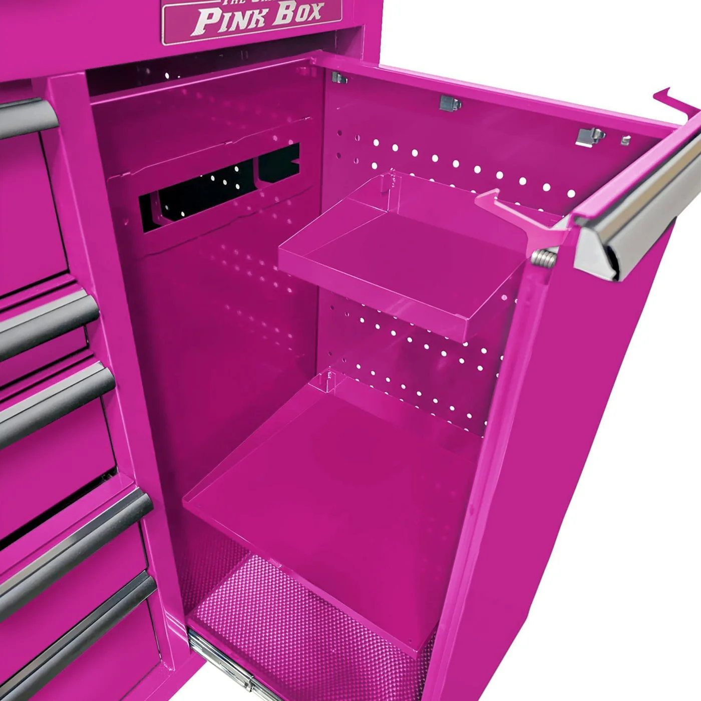 60-Inch 7-Drawer Rolling Workstation with Power Strip - Image 3