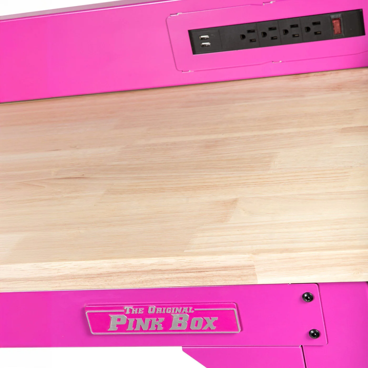 72-Inch Worktable with Butcher Block Top - Image 4