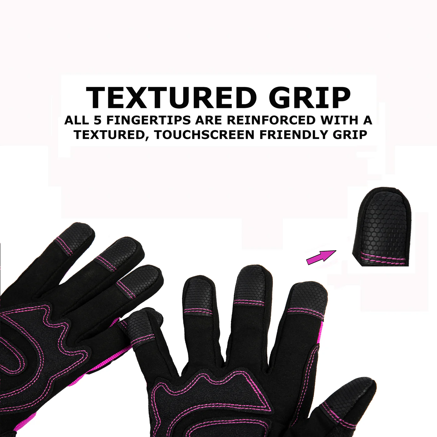 Multi-Purpose Work Gloves with Touchscreen Fingertips - Image 8